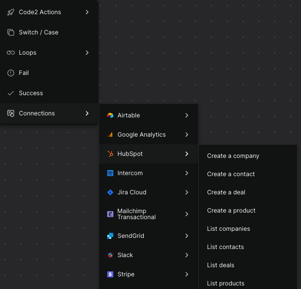 peaka flow all connection nodes