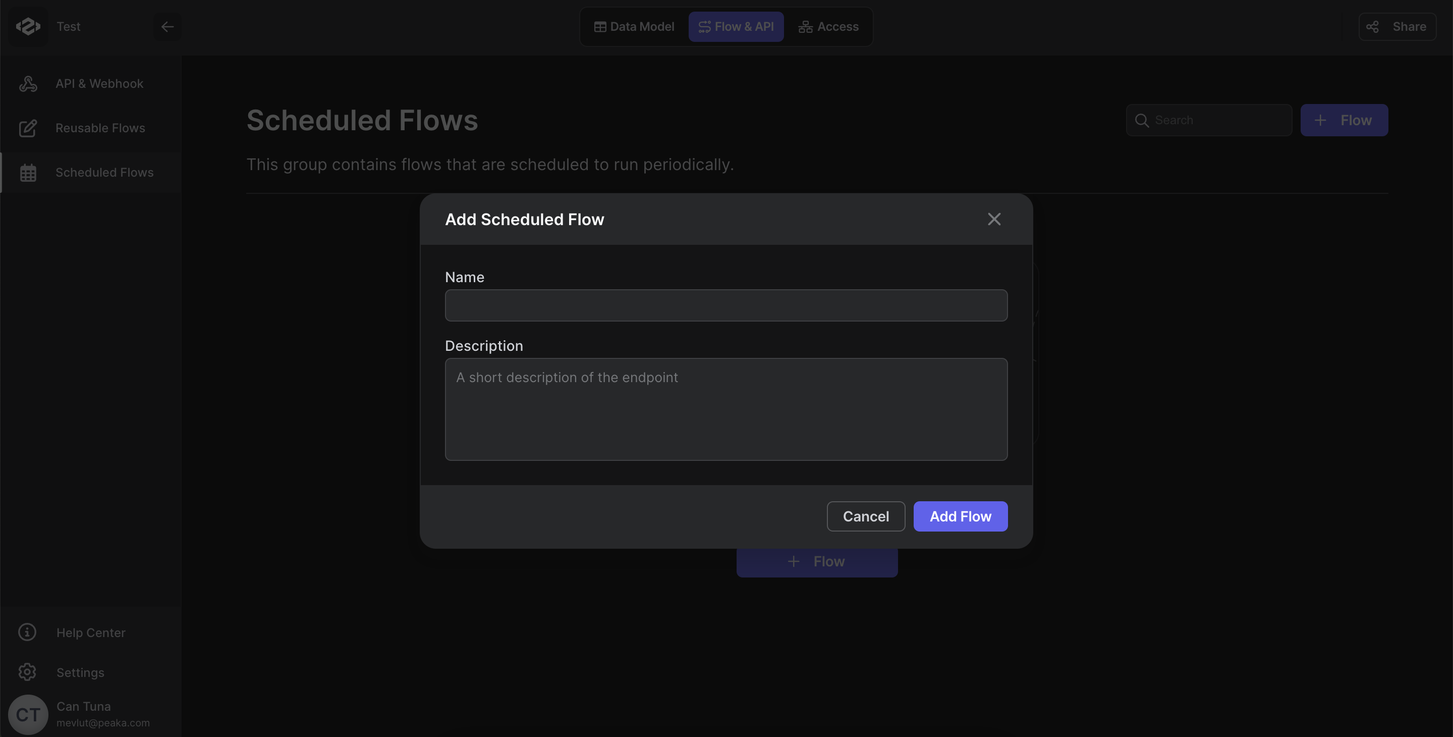 creating a flow