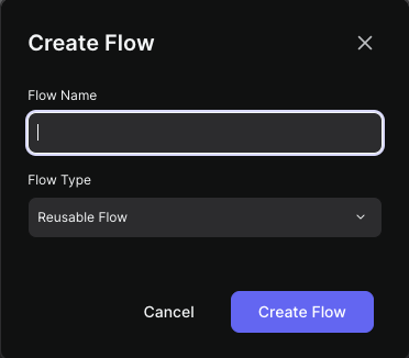 adding a reuseable flow modal