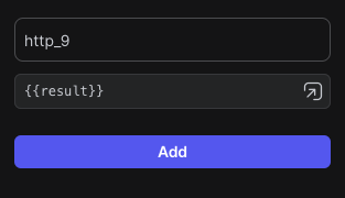 changing output of http request node