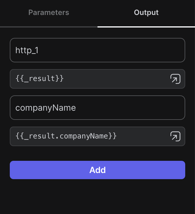 Creating Custom Output Variables in an output