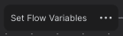 set flow variable flow node