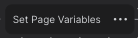 set page variable flow node