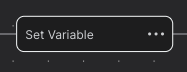 set variable flow node