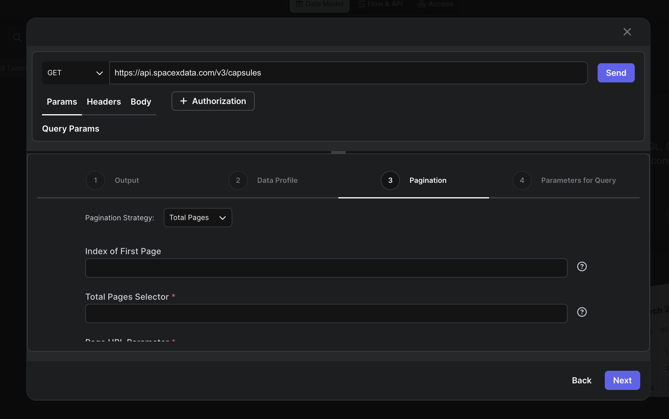 update pagination strategy